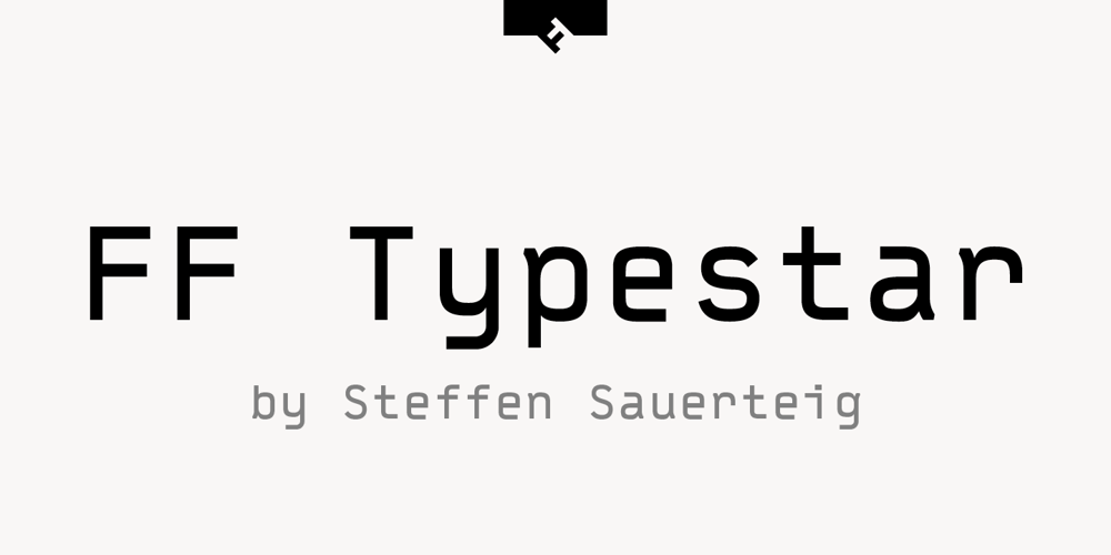 FF Typestar OCR font