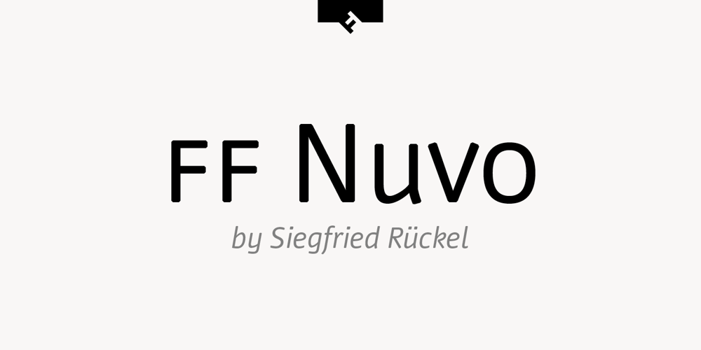 FF Nuvo font