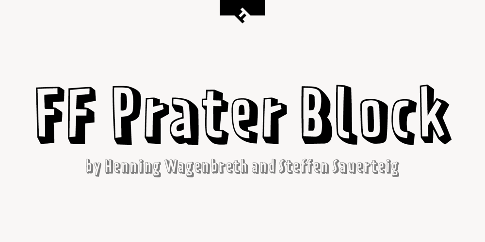 FF Prater Block font