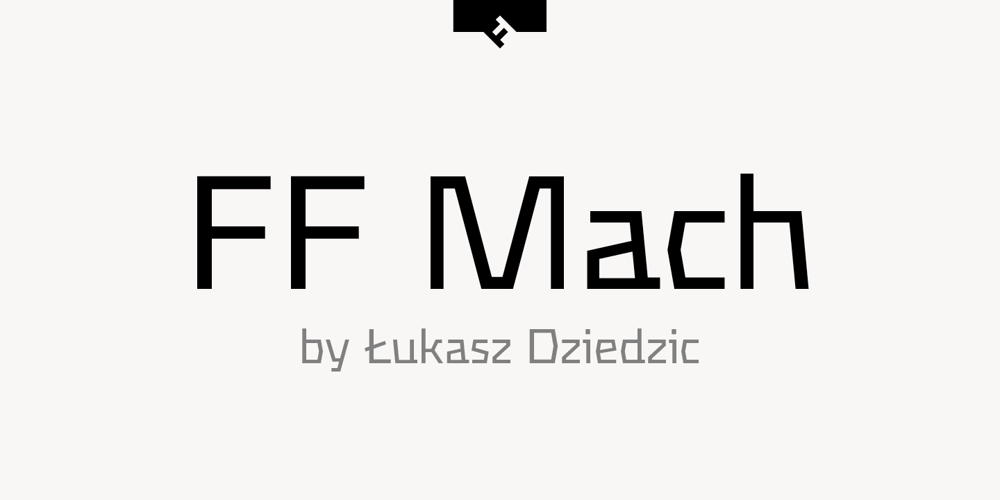 FF Mach font