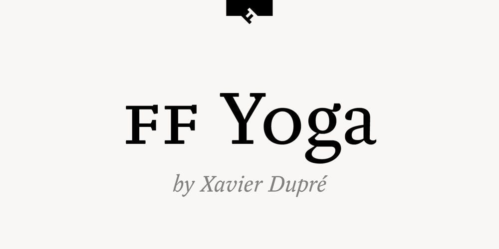 FF Yoga font