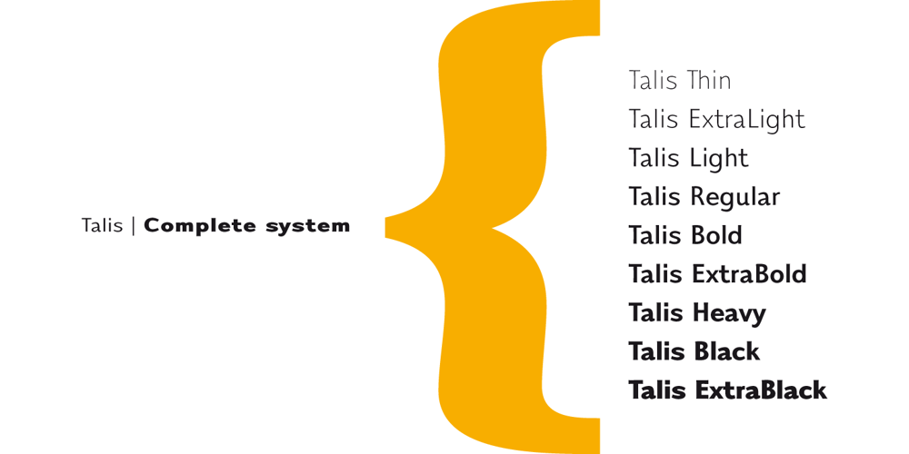 Talis font