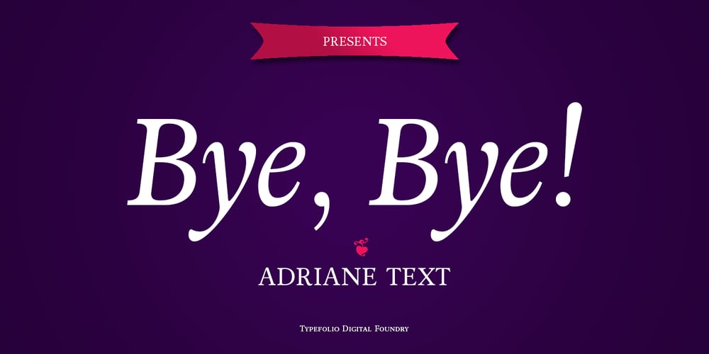 Adriane Text font
