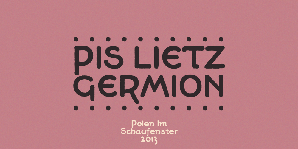 PiS LIETZ Germion font