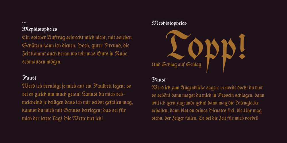 Cal Gothic Fraktur font