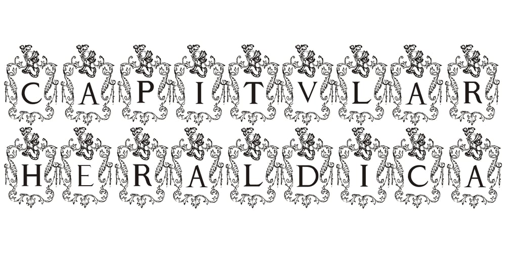 Capitular Heraldica font