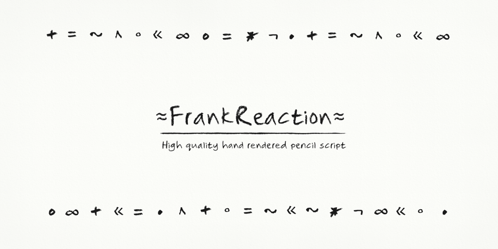 Frank Reaction font