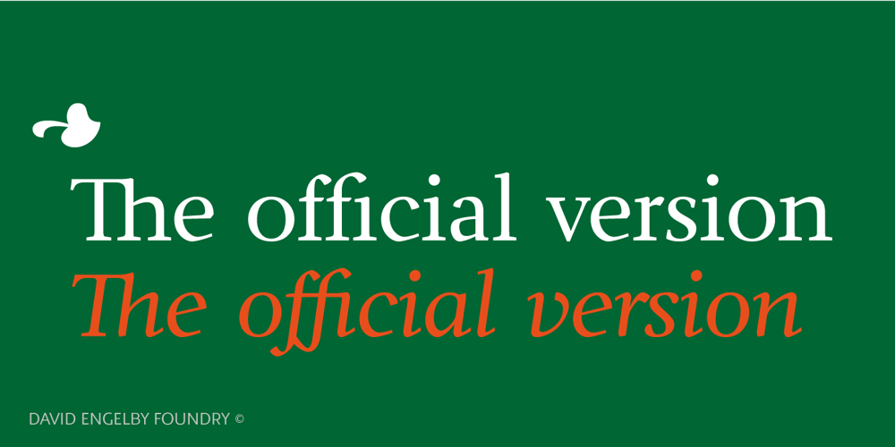 Ingleby II font