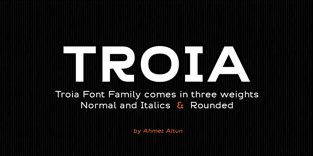 Troia font