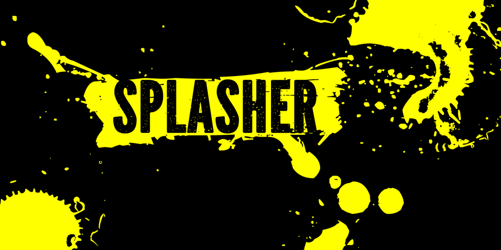 Splasher font