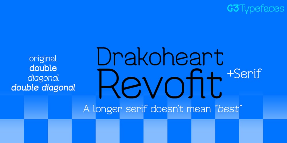 Drakoheart Revofit Serif font
