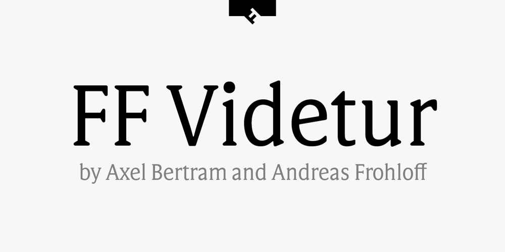 FF Videtur font