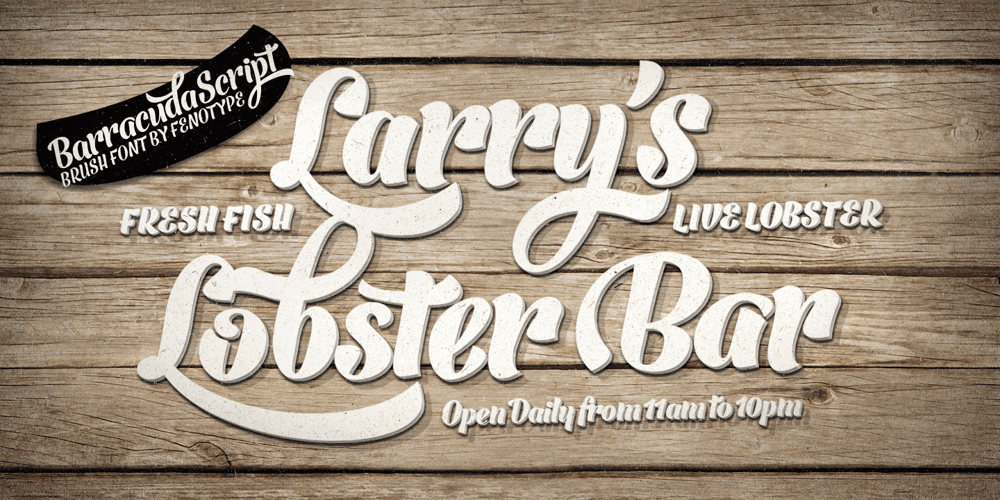 Barracuda Script font