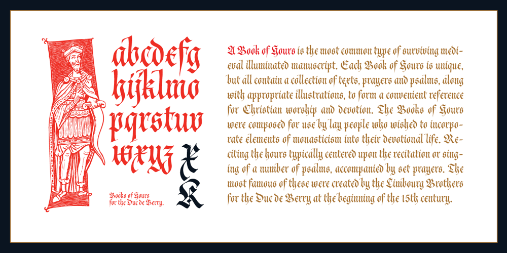 Cal Fraktur Modern font