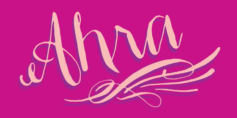 Ahra font