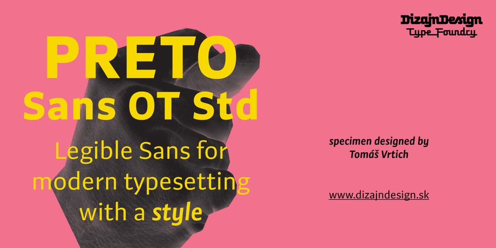 Preto Sans OT Std font