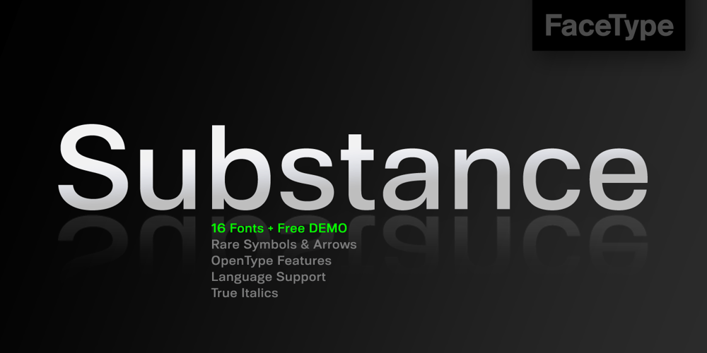 Substance font