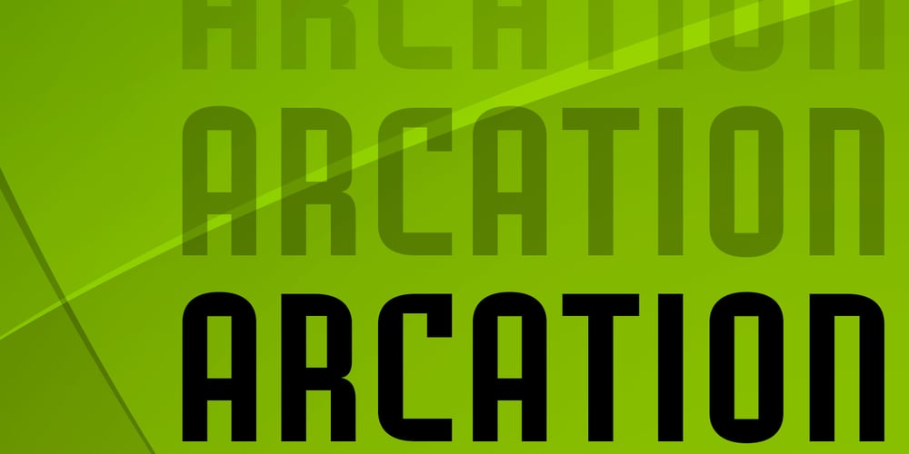 Arcation font