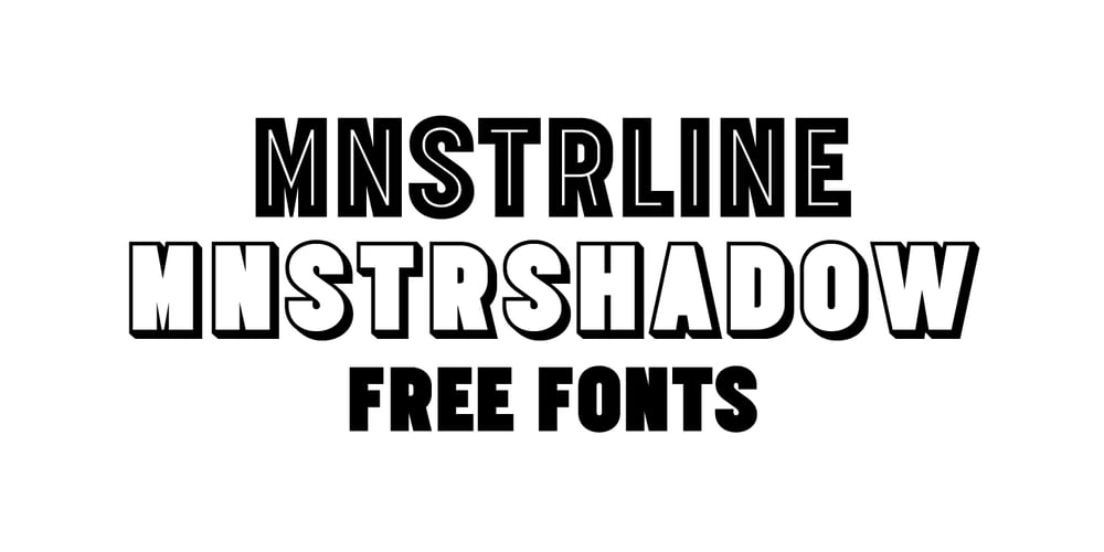 MNSTR font