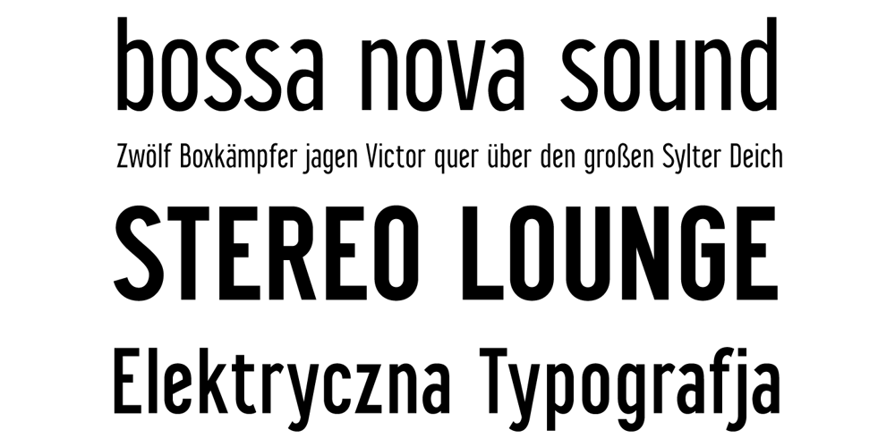 Noga font