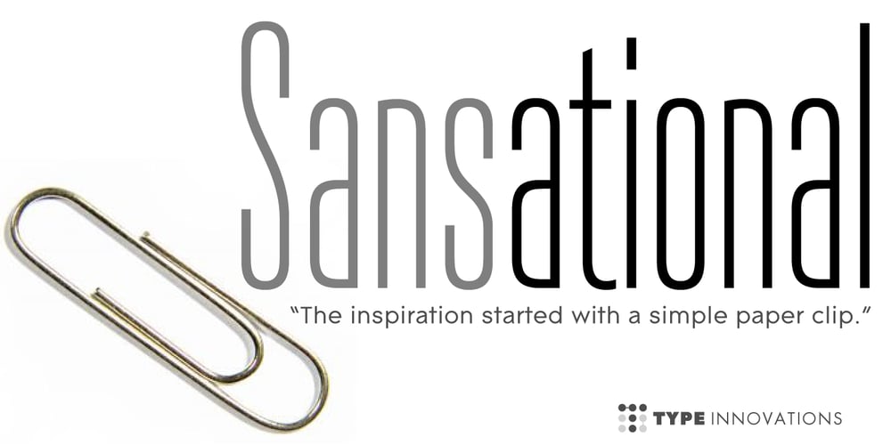 Sansational font