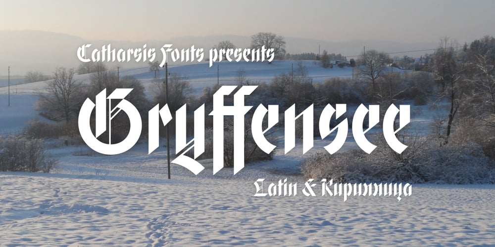 Gryffensee font