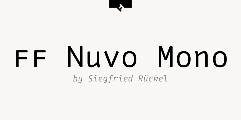FF Nuvo Mono font