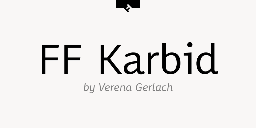 FF Karbid font