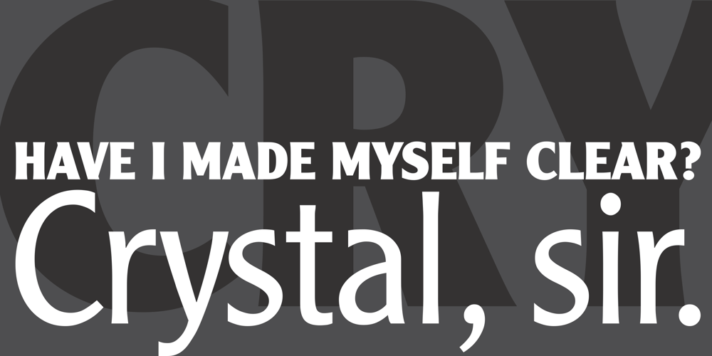 Clearface Gothic font
