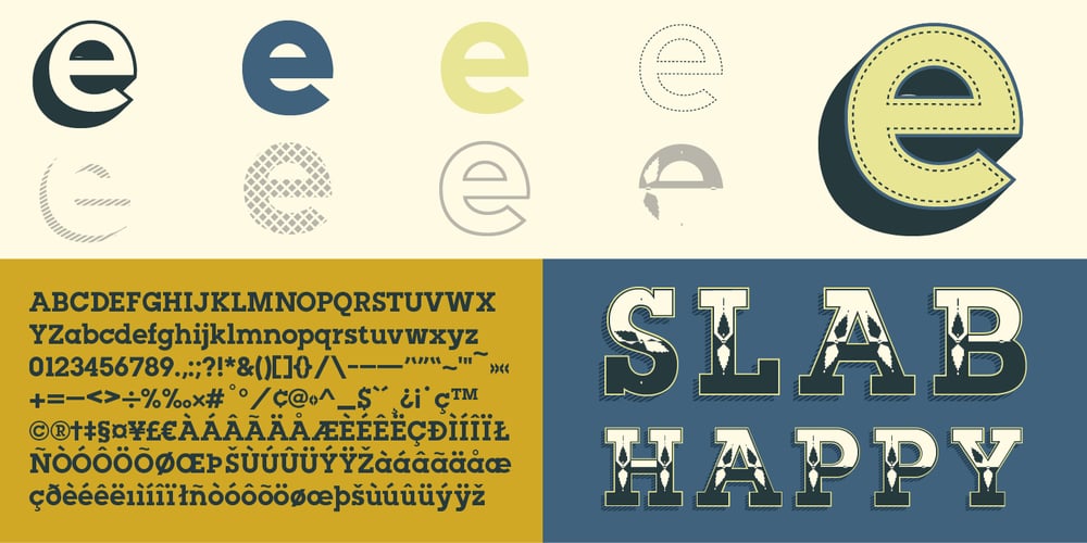 Slab Happy font