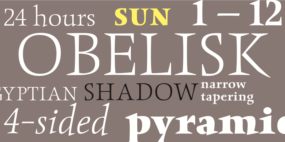 ITC Obelisk font