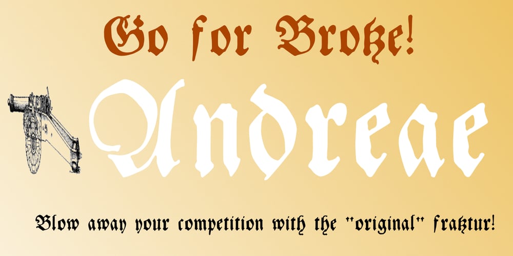 Andreae font