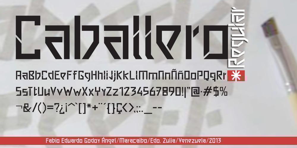Caballero font