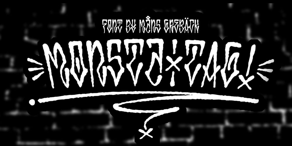 Monsta Tag font