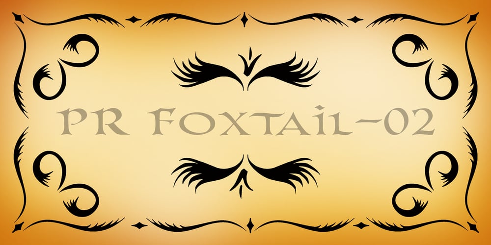 PR Foxtail 02 font