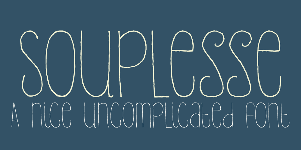 Souplesse font