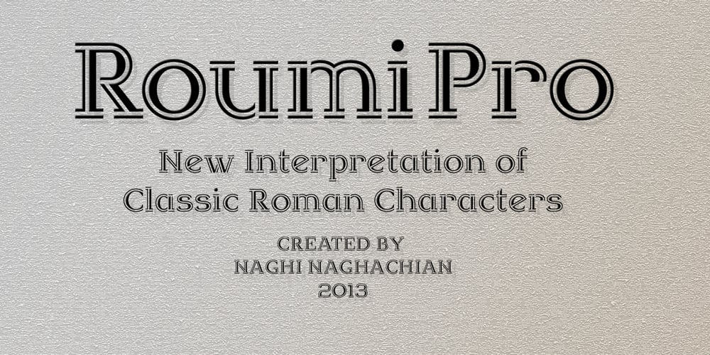 Roumi Pro font