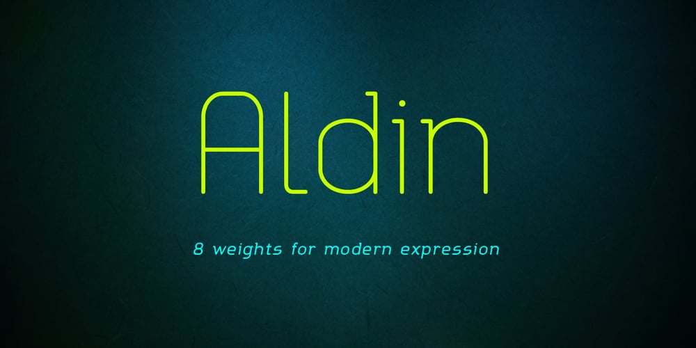 Aldin font