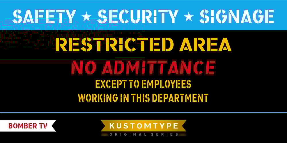 Bomber TV font