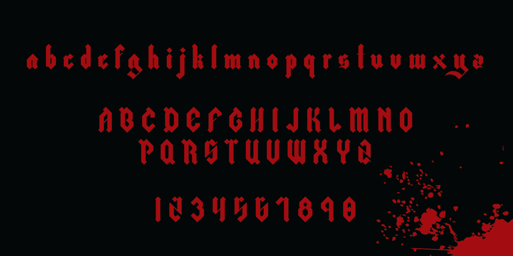 Schwarz font