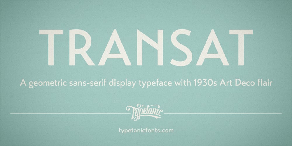 Transat font
