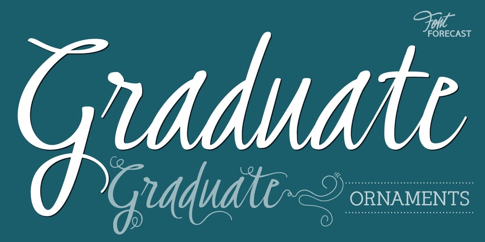 Graduate font
