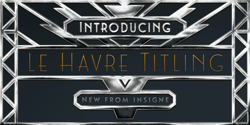 Le Havre Titling font