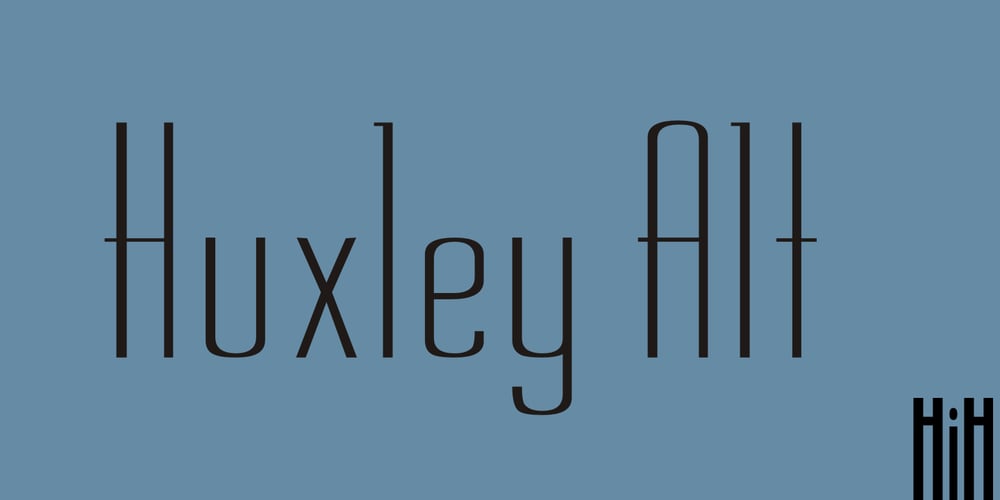 Huxley Alt font