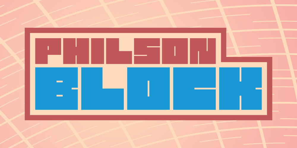 philson block font