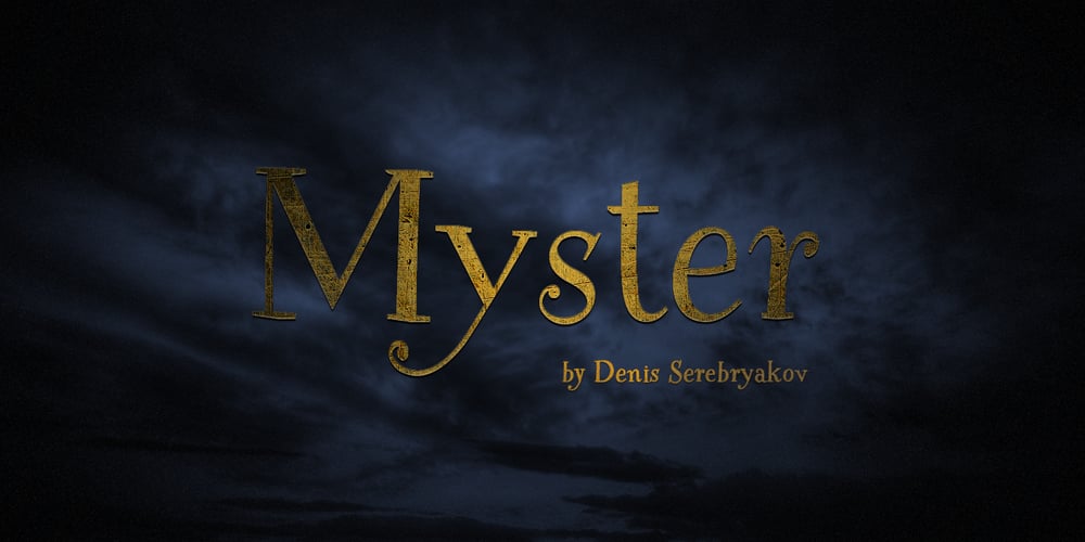 Myster font