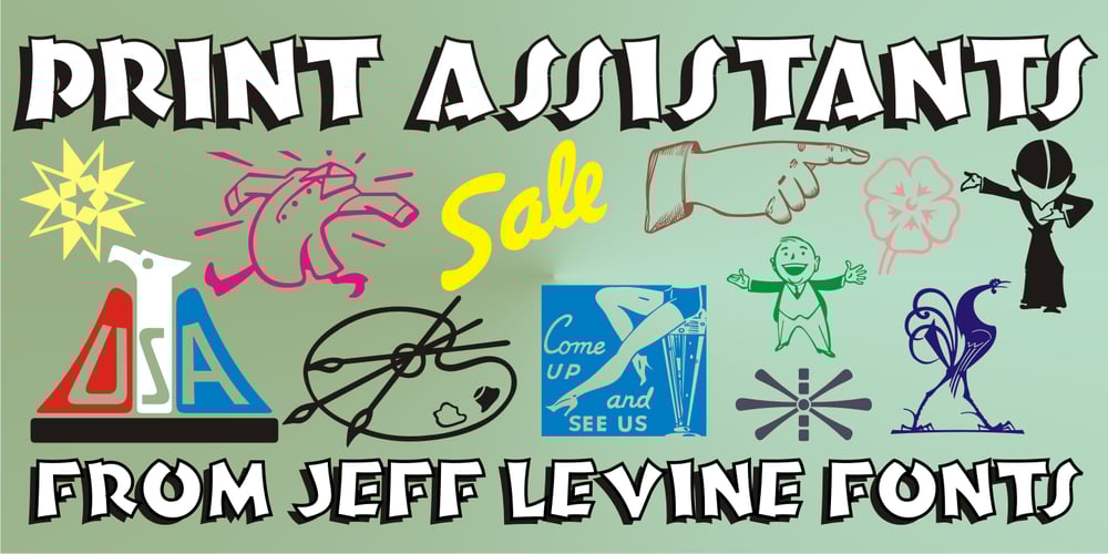 Print Assistants JNL font