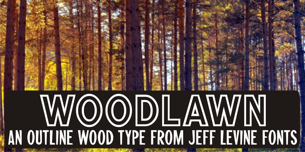 Woodlawn JNL font