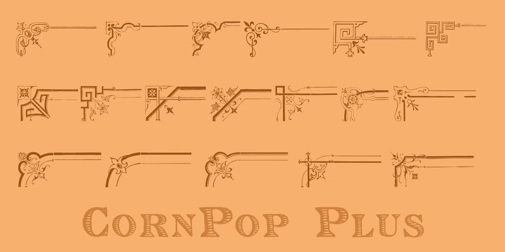 Corn Pop Plus font