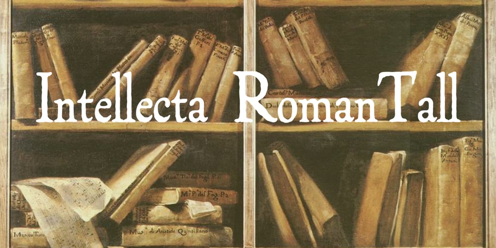 Intellecta Roman Tall font